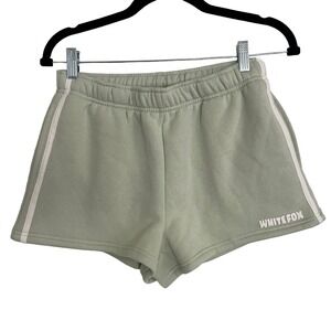 White Fox 11th Street Lounge Shorts Women Small Iced Matcha Green NWT Athleisure